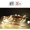 Image de Guirlande Fixe À Batterie 40 Leds Câble Fil De Cuivre Lumineuse Blanc Chaud 2,05m
