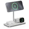 Image de Support De Chargement Sans Fil 3 En 1 Lnq Qi2 15 W Blanc