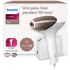 Image de Épilateur à lumière pulsée - Philips - Lumea série 8000 SenseIQ BRI945 - Blanc et Rose