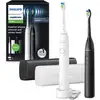 Image de Brosse a dents electrique philips sonicare 5300 hx7109 01 rechargeable double manche noir blanc HX7109/01