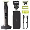 Image de Tondeuse homme Philips One Blade Pro 360 Visage et Corps QP6652 61 54 W Noir et Gris