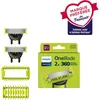 Image de Lames de rechange - PHILIPS - OneBlade QP624/50 - Acier inoxydable - 2 lames - Protection peau