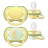 Image de Avent Ultra Air Day and Night 2 Sucettes Orthodontiques Silicone 18 Mois et +
