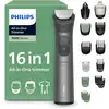Image de Philips 7000 series mg793115 trimmer 16 en 1 gris avec 21 hauteurs de coupe 0,5 mm a 1,6 cm lames auto-aiguisantes MG7931/15