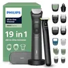 Image de Philips Multigroom série 9000 Tondeuse tout-en-un 19 accessoires + rasoir OneBlade pour hommes - ensemble tondeuse/rasoir pour
