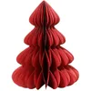 Image de Sapin De Noël Decoris Rouge Papier Ø 72 X 90 Cm
