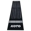 Image de KOTO - Tapis Checkout Noir 285 x 60 cm + Oche Incl. Indicateur de Score Tapis de Fléchettes