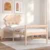 Image de Lit Pour Personne gée Sans Matelas Bois Massif Vidaxl