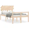 Image de Lit Pour Personne   g ©e Sans Matelas 120x200 Cm Bois Massif Vidaxl