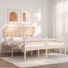 Image de Lit Pour Personne gée Sans Matelas 160x200 Cm Bois Massif Vidaxl