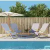 Image de Serviettes De Plage 4 Pcs Gris 60x135 Cm Tissu 400 Gsm Vidaxl