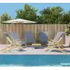 Image de Serviettes De Plage 6 Pcs Gris 60x135 Cm Tissu 400 Gsm Vidaxl