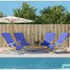 Image de Serviettes De Plage 4 Pcs Bleu Royal 60x135 Cm Tissu 400 Gsm Vidaxl