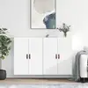 Image de Armoires Murales 2 Pcs Blanc 69,5x34x90 Cm Vidaxl