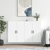 Image de Armoires Murales 2 Pcs Blanc 69,5x34x90 Cm Vidaxl