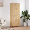 Image de Buffet Haut Chêne Sonoma 69,5x34x180 Cm Bois D'ingénierie Vidaxl