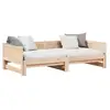 Image de Vidaxl lit pull-out de jour marron 203,5 x 184 x 56,5 cm