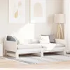 Image de vidaXL Lit Pull-out de Jour Blanc 2035 x 184 x 565 cm 834679