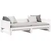 Image de Vidaxl lit pull-out de jour blanc 203,5 x 184 x 56,5 cm