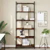 Image de vidaXL Bibliothèque 6 niveaux chêne fumé 76x32x192cm bois dingénierie 833947