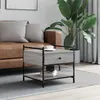 Image de Table Basse Sonoma Gris 50x50x50 Cm Bois D'ingénierie Vidaxl