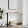 Image de Table Console Chêne Sonoma 100x22,5x75 Cm Bois D'ingénierie Vidaxl
