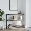 Image de Table Console Sonoma Gris 100x22,5x75 Cm Bois D'ingénierie Vidaxl
