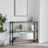 Image de vidaXL Table console sonoma gris 100x225x75 cm bois dingénierie 834028