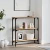 Image de Table Console Chêne Sonoma 75x22,5x75 Cm Bois D'ingénierie Vidaxl