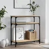 Image de Table Console Chêne Sonoma 75x29x75 Cm Bois D'ingénierie Vidaxl