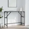 Image de Table Console Sonoma Gris 100x32x75 Cm Bois D'ingénierie Vidaxl