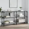 Image de Table Console Sonoma Gris 150x29x75 Cm Bois D'ingénierie Vidaxl