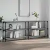 Image de Table Console Sonoma Gris 200x29x75 Cm Bois D'ingénierie Vidaxl