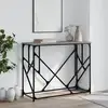 Image de Table Console Sonoma Gris 100x40x80 Cm Bois D'ingénierie Vidaxl