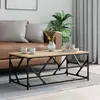 Image de Table Basse Chêne Sonoma 100x50x40 Cm Bois D'ingénierie Vidaxl