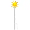 Image de Lumière De Noël Avec Piquet Led Pliable Jaune 57 Cm Vidaxl