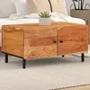 Image de Table Basse 80x50x40 Cm Bois Massif D'acacia Vidaxl