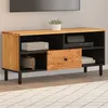 Image de Meuble Tv 100x33x46 Cm Bois D'acacia Solide Vidaxl