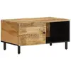 Image de Table Basse 80x50x40 Cm Bois De Manguier Massif Vidaxl
