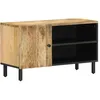 Image de Meuble Tv 80x31x46 Cm Bois Massif De Manguier Vidaxl