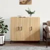 Image de vidaXL Buffet chêne sonoma 90x34x80 cm bois dingénierie 828111
