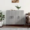 Image de Buffet Sonoma Gris 90x34x80 Cm Bois D'ingénierie Vidaxl