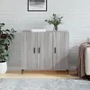 Image de Buffet Sonoma Gris 90x34x80 Cm Bois D'ingénierie Vidaxl