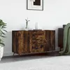 Image de Buffet Chêne Fumé 100x36x60 Cm Bois D'ingénierie Vidaxl