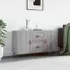 Image de Buffet Sonoma Gris 100x36x60 Cm Bois D'ingénierie Vidaxl