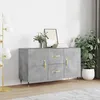 Image de Buffet Gris Béton 100x36x60 Cm Bois D'ingénierie Vidaxl