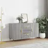Image de Buffet Sonoma Gris 100x36x60 Cm Bois D'ingénierie Vidaxl