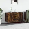 Image de Buffet Chêne Fumé 100x36x60 Cm Bois D'ingénierie Vidaxl