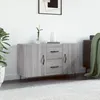 Image de Buffet Sonoma Gris 100x36x60 Cm Bois D'ingénierie Vidaxl