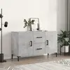 Image de Buffet Gris Béton 100x36x60 Cm Bois D'ingénierie Vidaxl